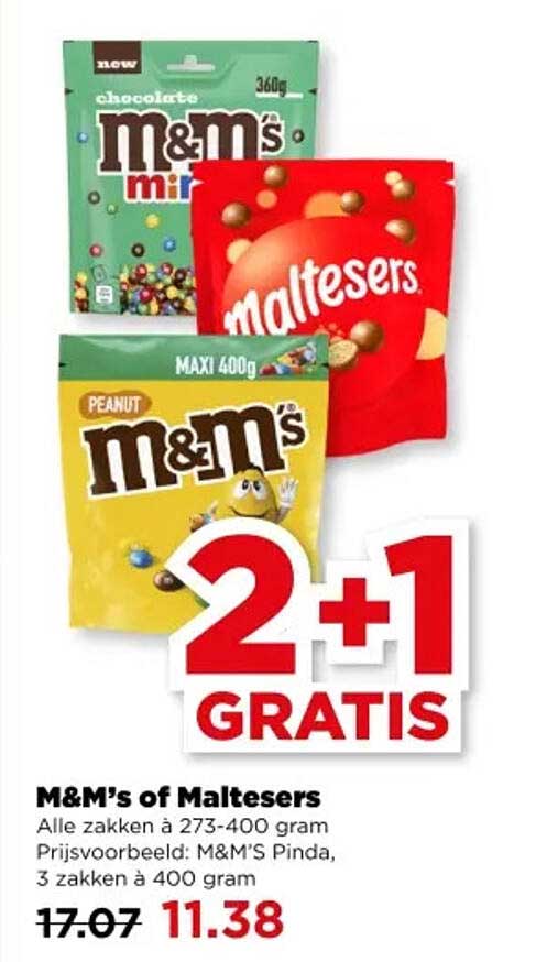 M&M’s of Maltesers
