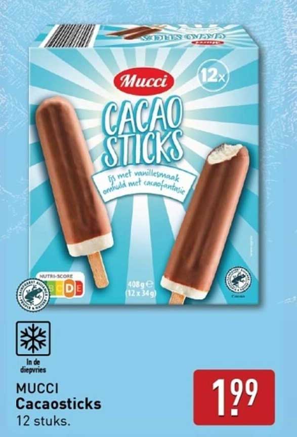 Mucci Cacaosticks 12 stuks