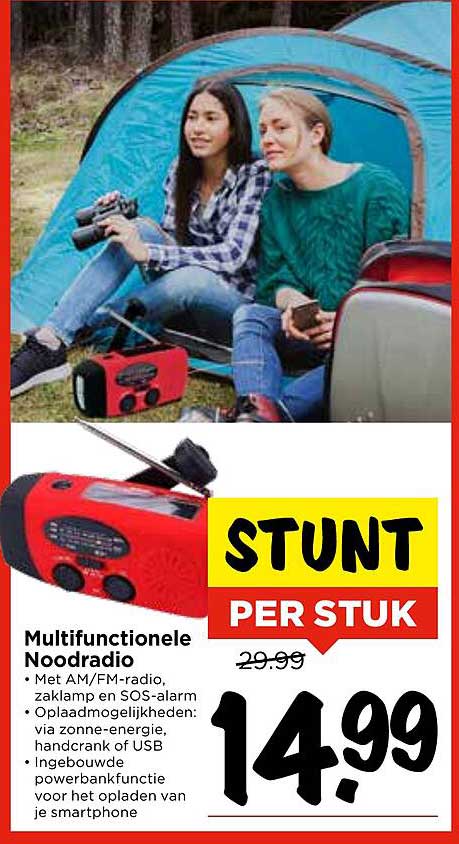 Multifunctionele Noodradio