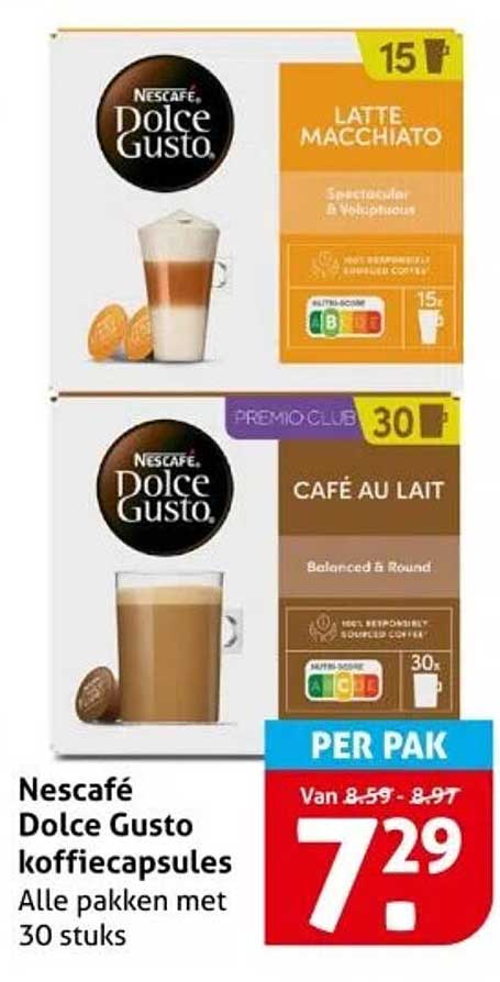 Nescafé Dolce Gusto koffiecapsules