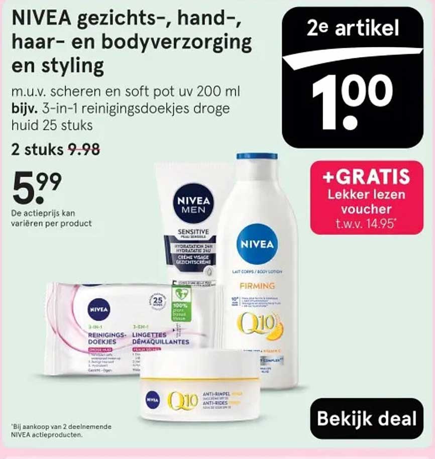 NIVEA gezichts-, hand-, haar- en bodyverzorging en styling