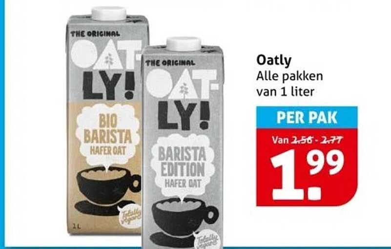 Oatly - Alle pakken van 1 liter