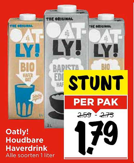 Oatly! Houdbare Haverdrink