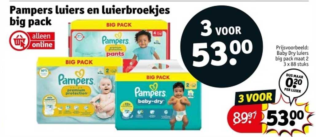 Pampers luierbroekjes big pack
