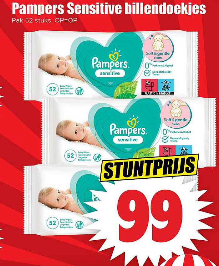 Pampers Sensitive billendoekjes