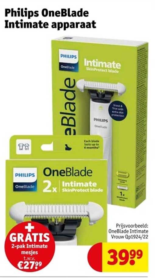 Philips OneBlade Intimate apparaat