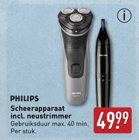 PHILIPS Scheerapparaat incl. neustrimmer