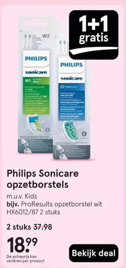 Philips Sonicare opzetborstels