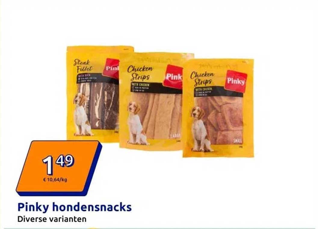 Pinky hondensnacks