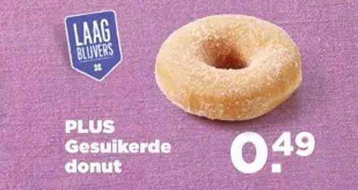 PLUS Gesuikerde donut