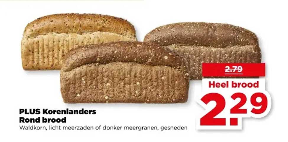 PLUS Korenlanders Rond brood