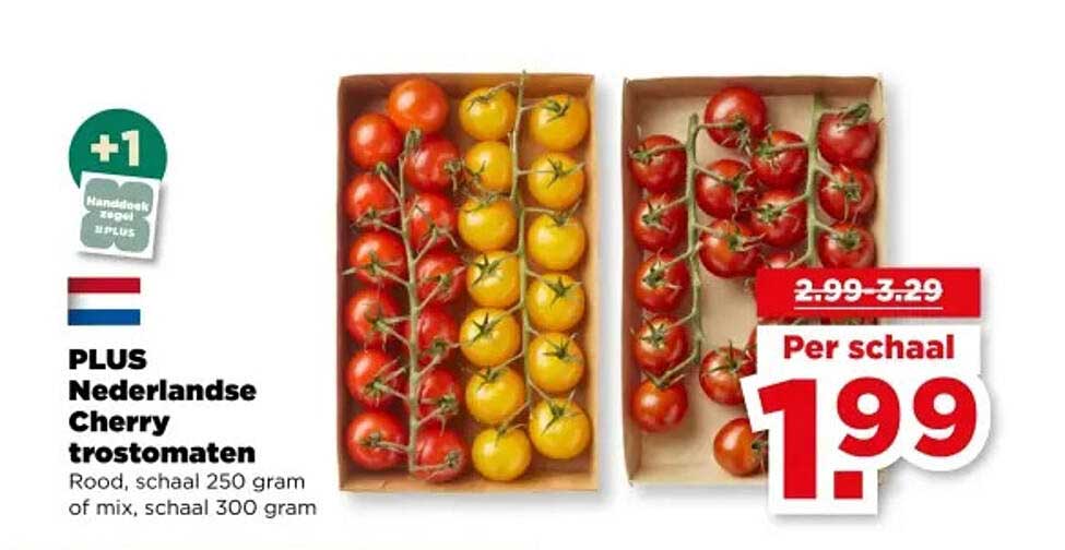 PLUS Nederlandse Cherry trostomaten