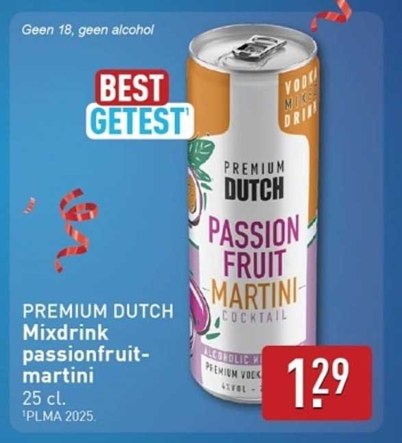 PREMIUM DUTCH Mixdrink passionfruit-martini