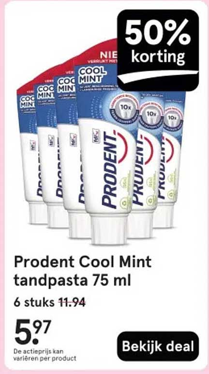 Prodent Cool Mint tandpasta 75 ml