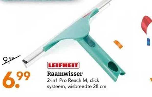 Raamwisser 2-in-1 Pro Reach M, click systeem, wisbreedte 28 cm