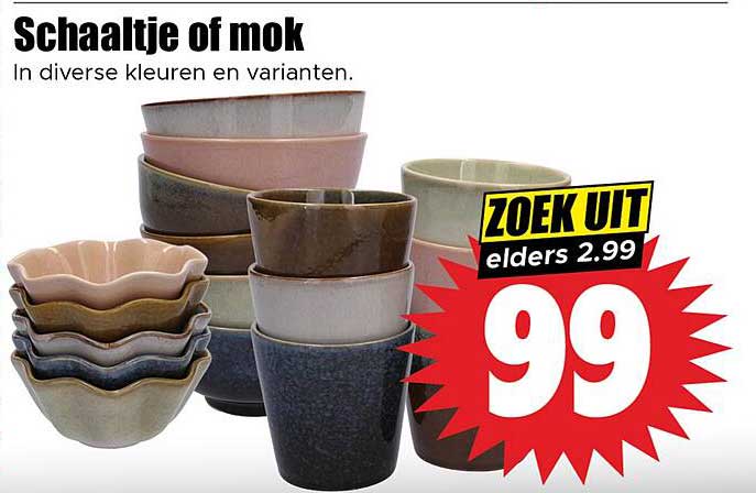 Schaaltje of mok