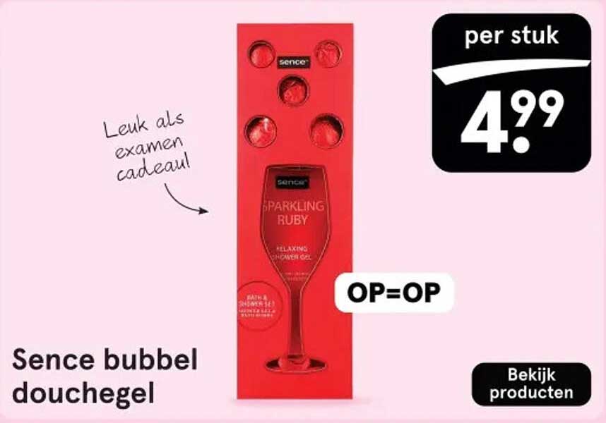 Sence bubbel douchel