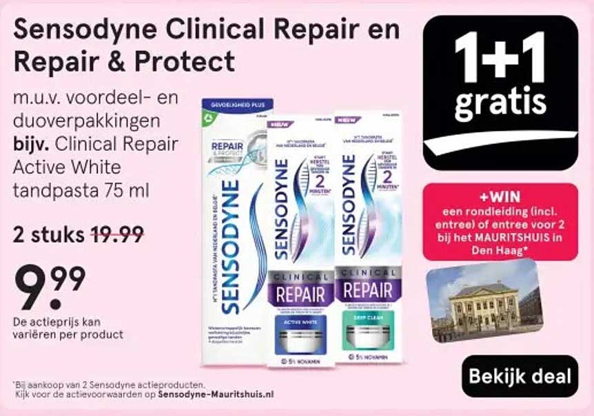 Sensodyne Clinical Repair en Repair & Protect