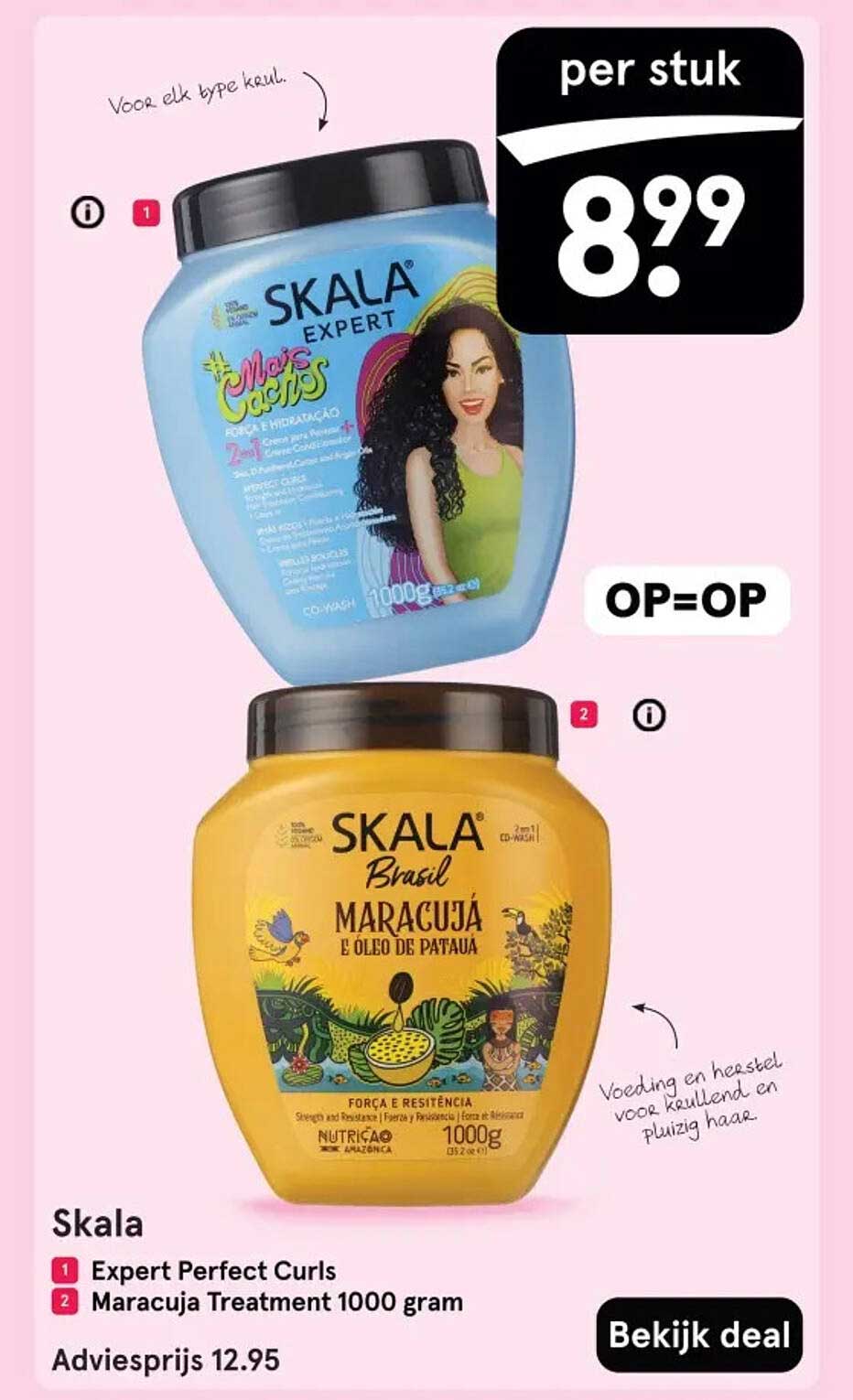 Skala Expert Perfect Curls en Maracuja Treatment 1000 gram