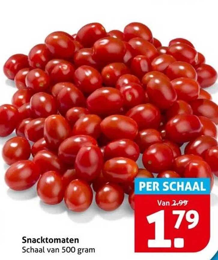 Snacktomaten Schaal van 500 gram