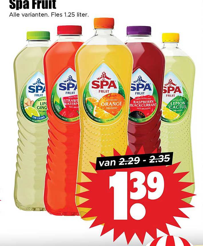 Spa Fruit 1.25 liter