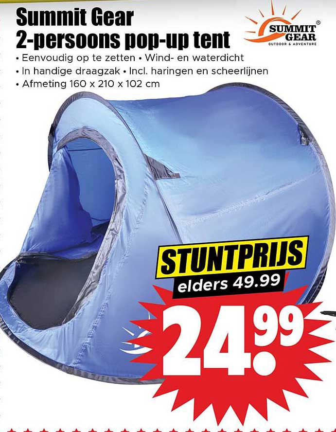 Summit Gear 2-persons pop-up tent
