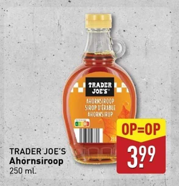 TRADER JOE'S AHORNSIROOP 250 ML