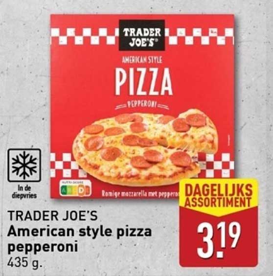 TRADER JOE’S American style pizza pepperoni