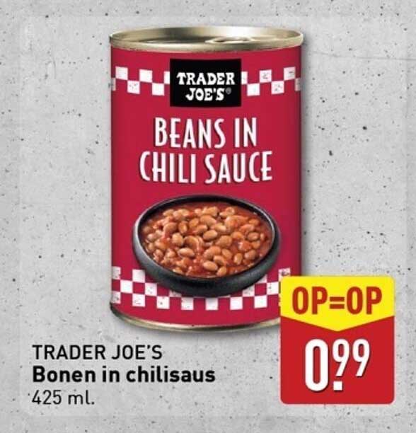 TRADER JOE'S Bonen in chilisaus 425 ml.