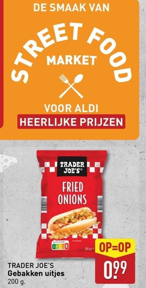 TRADER JOE’S Gebakken uitjes 200 g.