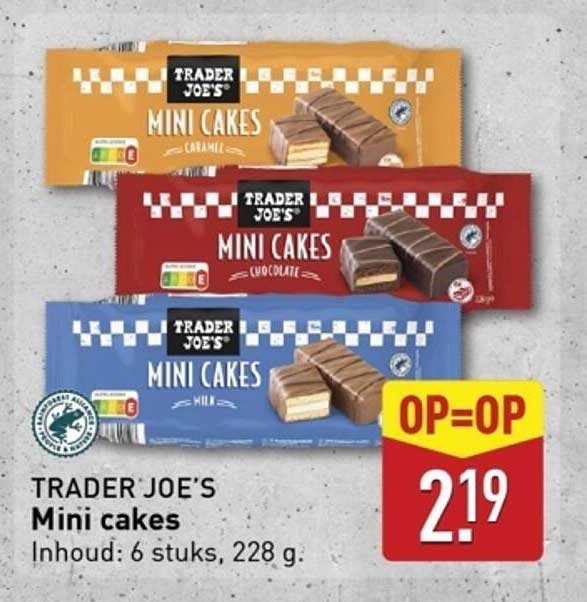 TRADER JOE’S Mini cakes