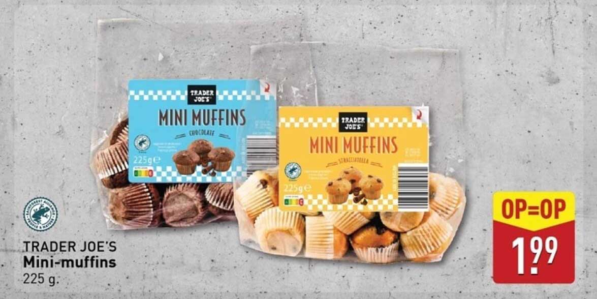 TRADER JOE'S Mini-muffins 225 g