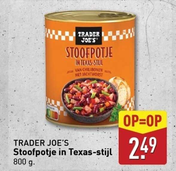TRADER JOE'S Stoofpotje in Texas-stijl