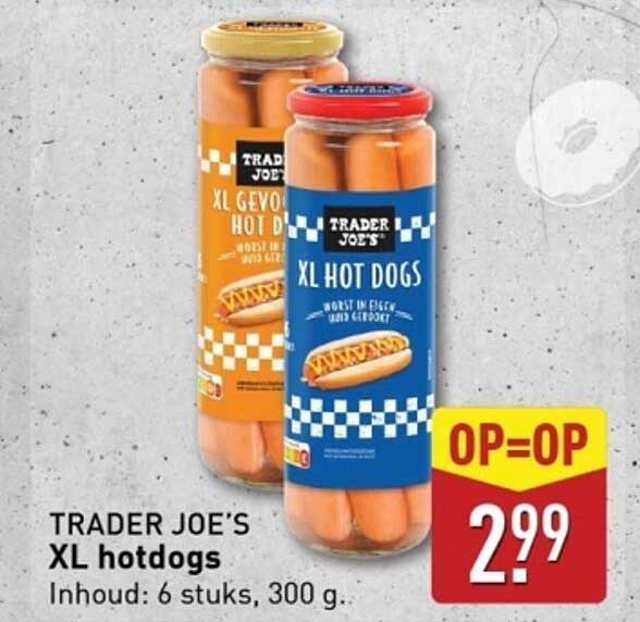 TRADER JOE’S XL hotdogs
