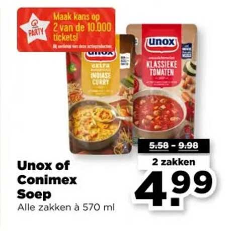 Unox of Conimex Soep