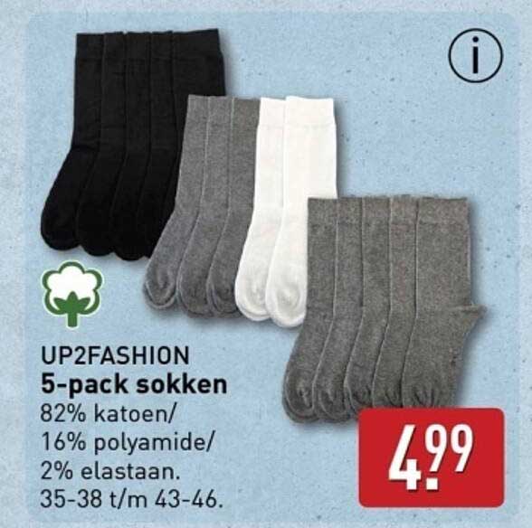 UP2FASHION 5-pack sokken