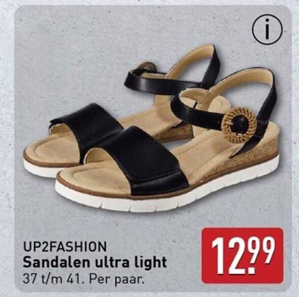 UP2FASHION Sandalen ultra light 37 t/m 41. Per paar.