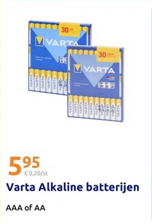 Varta Alkaline batterijen