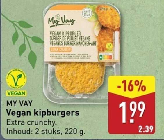 Vegan kipburgers