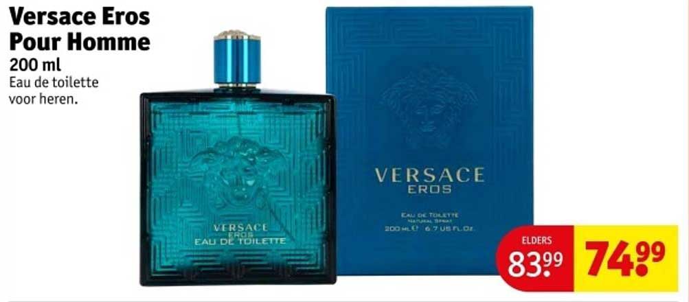 Versace Eros Pour Homme 200 ml Eau de toilette voor heren.