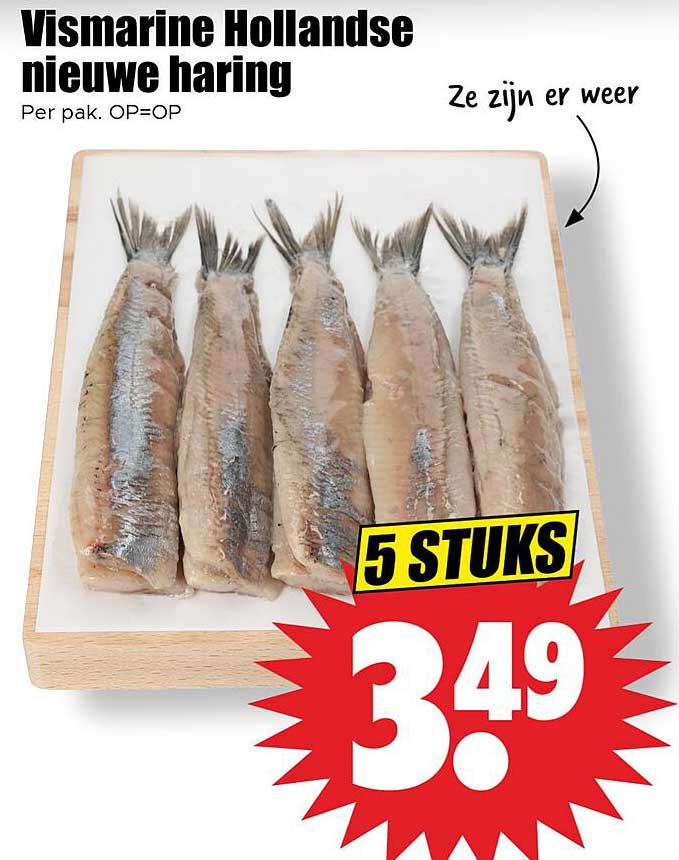Vismarine Hollandse nieuwe haring