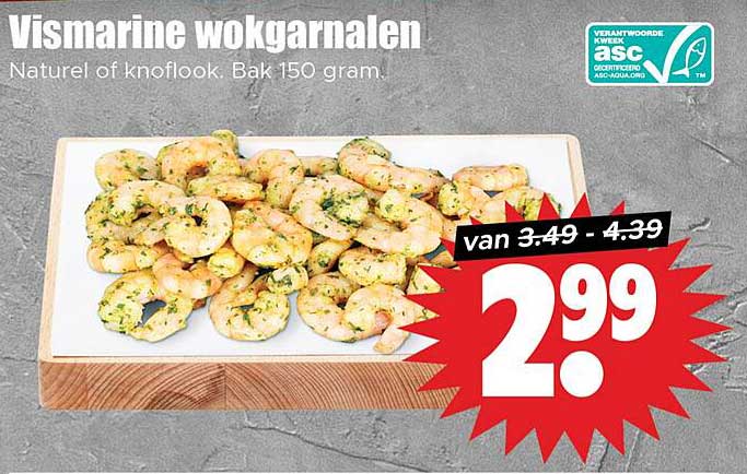 Vismarine wokgarnalen