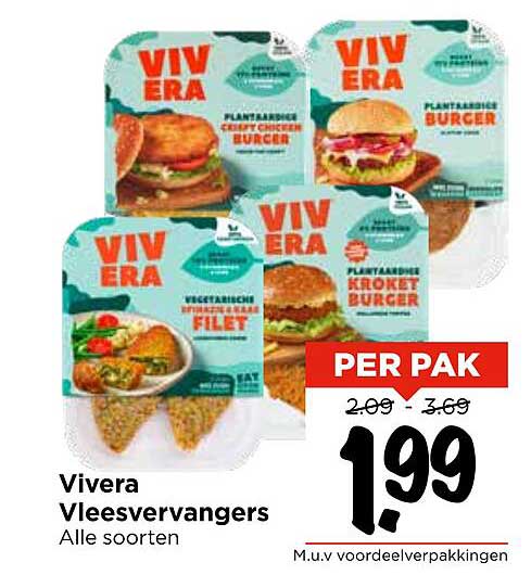 Vivera Vleesvervangers Alle soorten