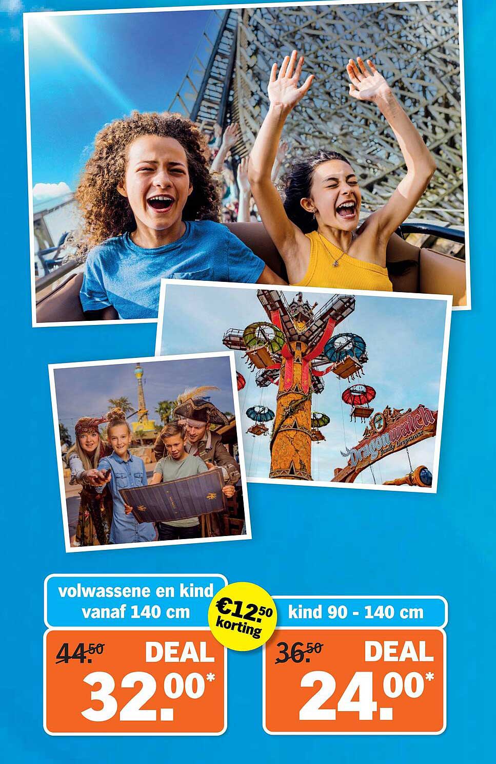 Volwassene en kind vanaf 140 cm: DEAL 32.00