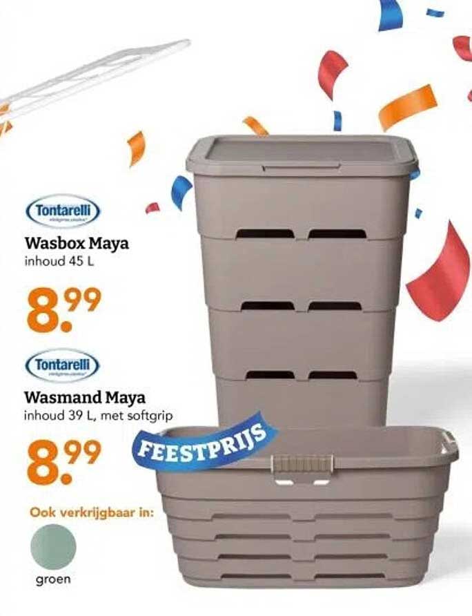 Wasbox Maya en Wasmand Maya