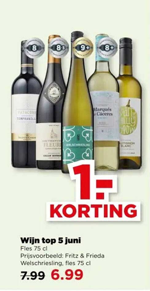 Wijn top 5 juni