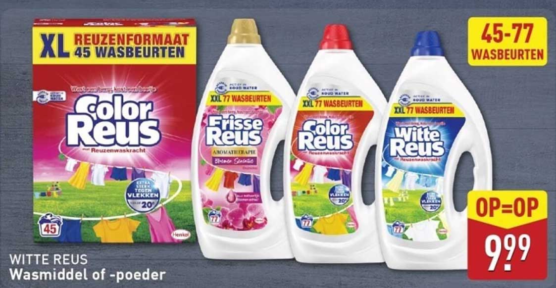 WITTE REUS Wasmiddel of -poeder