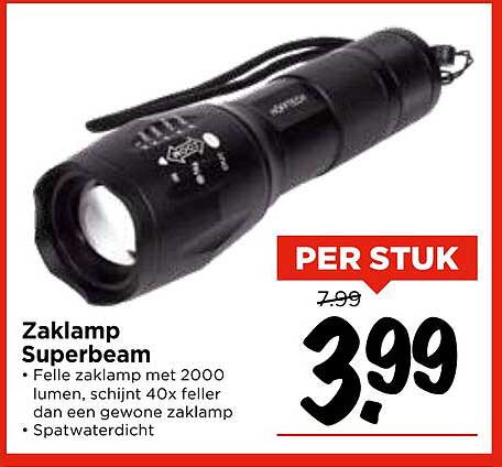 Zaklamp Superbeam