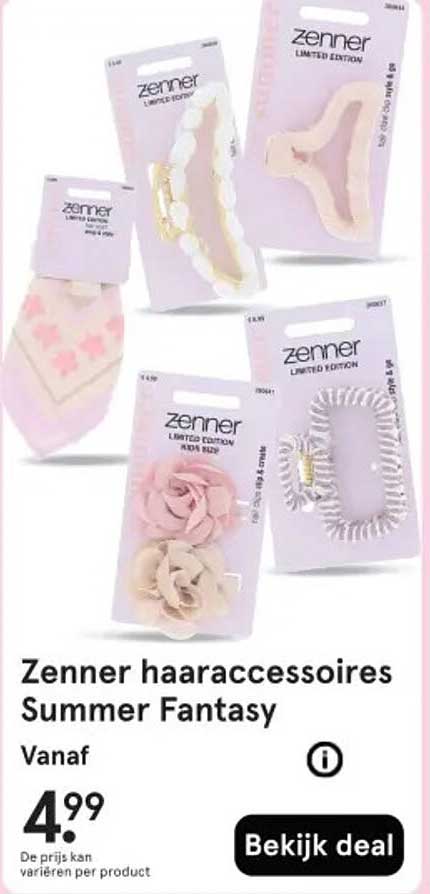 Zenner haaraccessoires Summer Fantasy