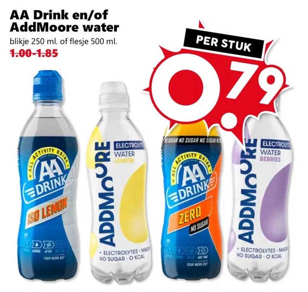 AA Drink en/of AddMoore water